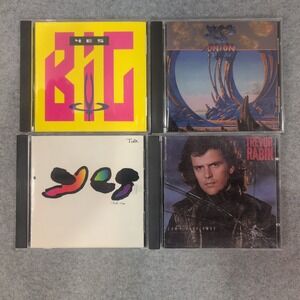 Yes Band Trevor Rabin 4 CD Lot Big Generator Union Talk Cant Look Away Prog Rock